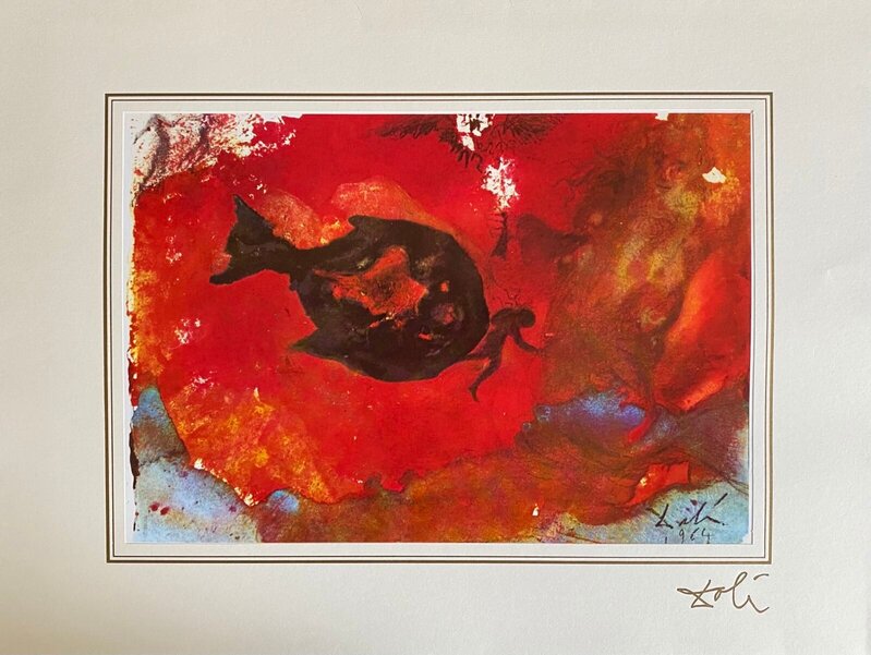 Jonah and the whale (Jonah 2:1) de Salvador Dalí, 1985