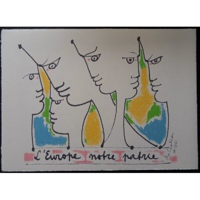 Les fondateurs de l'Europe by Jean Cocteau, 1961