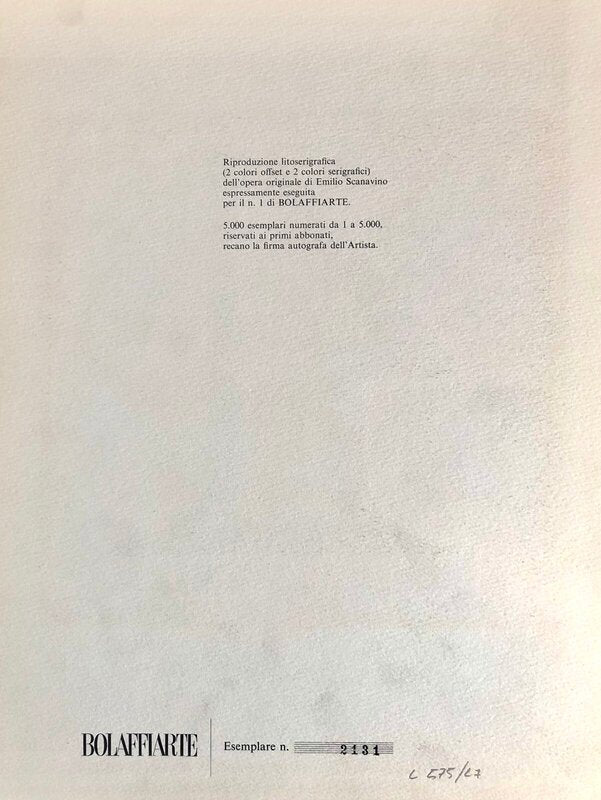 Number 1 d'Emilio Scanavino, 1970 (vue 2)