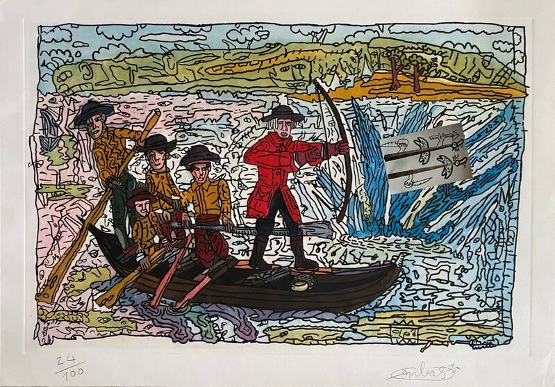 La chasse au canard de Robert Combas, 1995