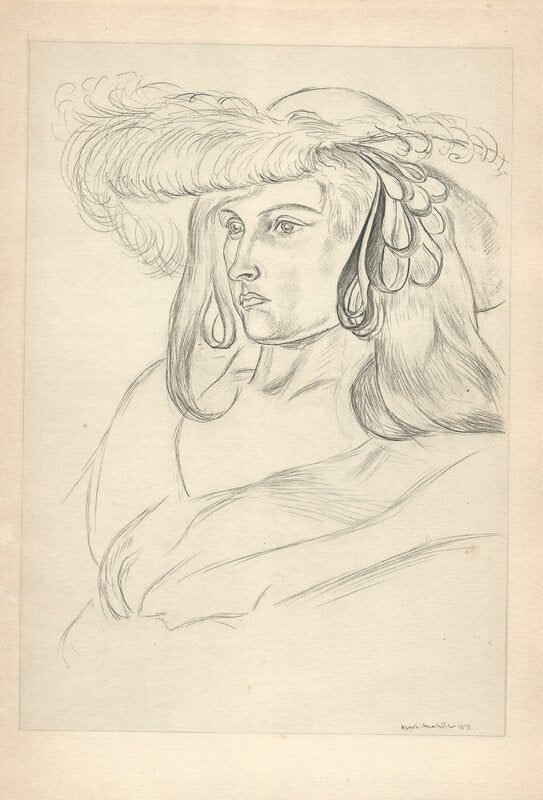 Cinquante Dessins, Planche XV by Henri Matisse, 1920