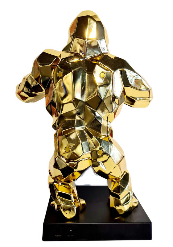 Wild Kong Speaker (Gold) by Richard Orlinski, 2020 (view 2)