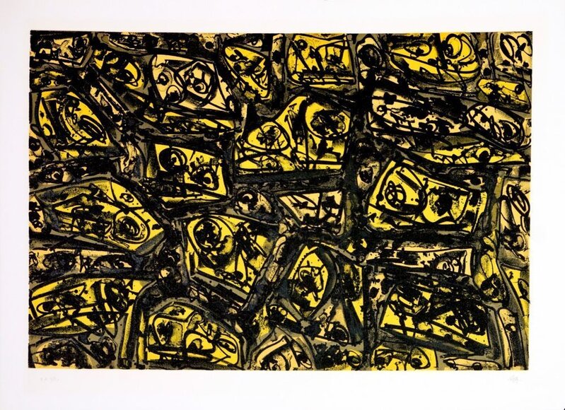 Kafka - Tagebücher VII d'Antonio Saura, 1988