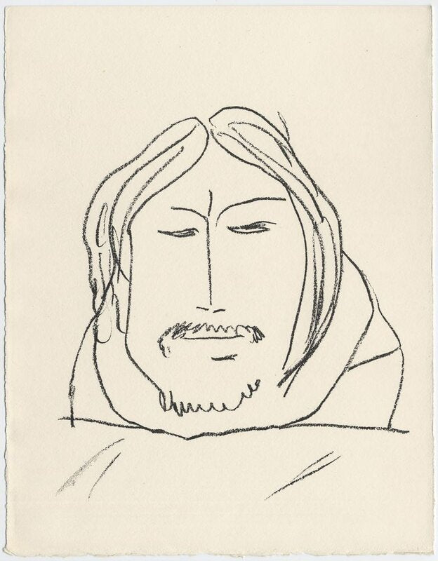 Portrait d'homme esquimau de Henri Matisse, 1963