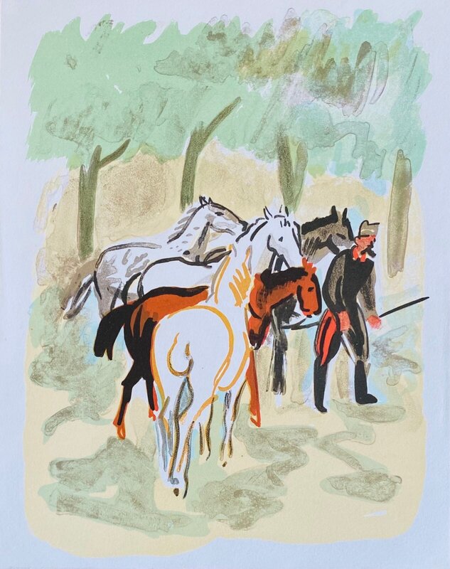 Mémoires d'un naïf : Chevaux by Yves Brayer, 1967