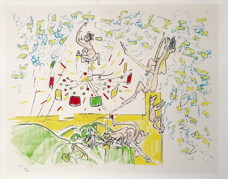 Les Venusiennes (Fog Gog Magog) de Roberto Matta, 1971