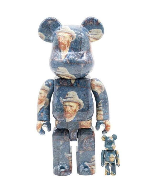 Bearbrick Van Gogh Museum Self Portrait 400% + 100% by BE@RBRICK, 2021