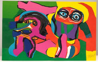 Two Figures de Karel Appel, vers 1970