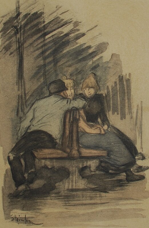 Steinlen et la rue de Théophile Alexandre Steinlen, 1930