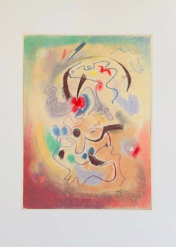 Combat légendaire by André Masson, 1943