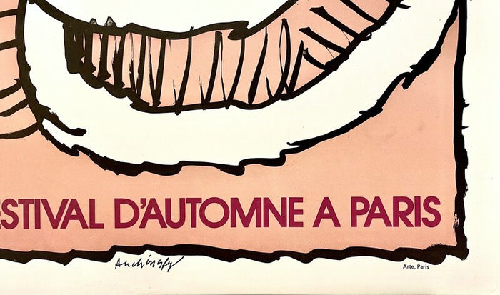 Festival d'Automne à Paris by Pierre Alechinsky, 1972 (view 2)