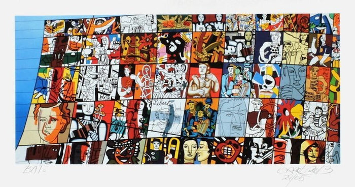 Hommage à Léger by Erró, 2013