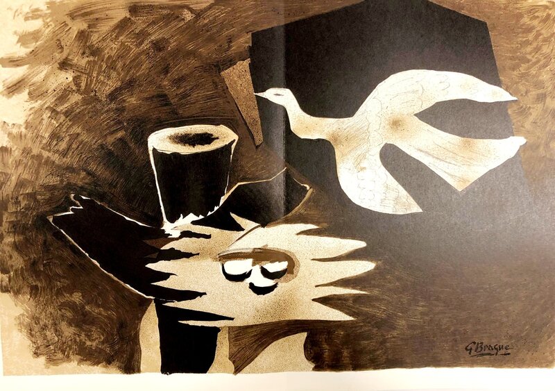L'oiseau et son nid de Georges Braque, 1956