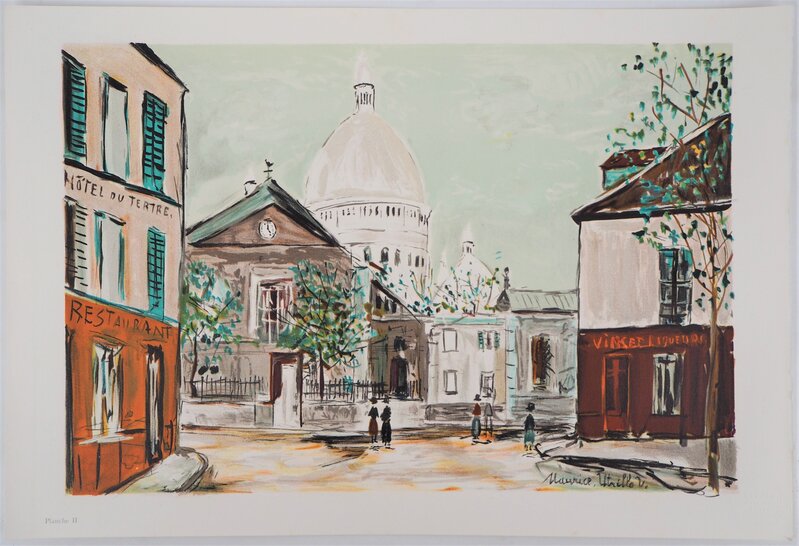 Eglise Saint-Pierre, Place du Tertre à Montmartre by Maurice Utrillo, 1980-1989