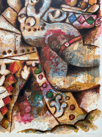 Vénus et Arlequin de Theo Tobiasse, vers 1990 (vue 3)