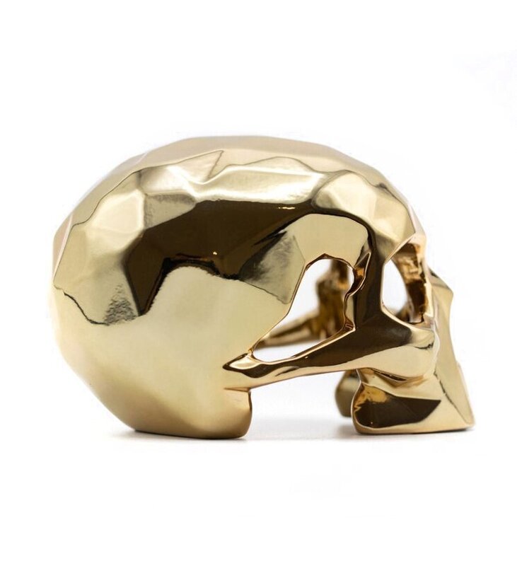 Skull Spirit (Gold Edition) by Richard Orlinski, 2022 (view 2)