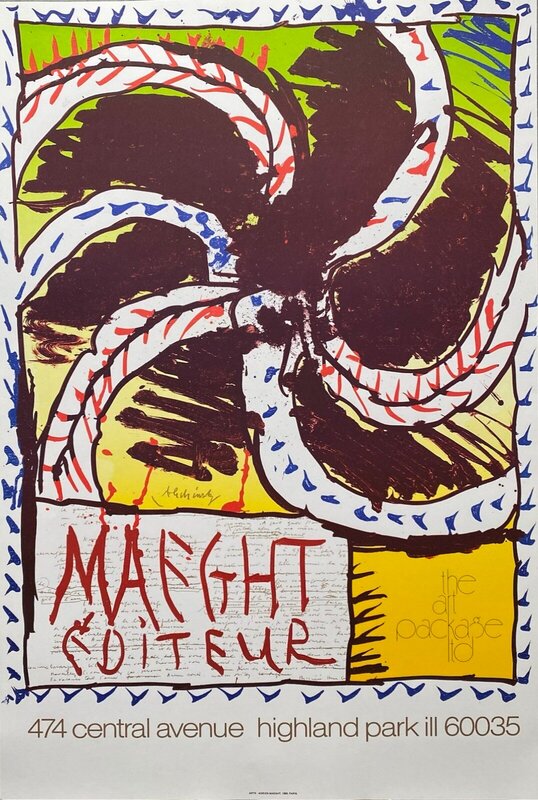 Maeght Editeur by Pierre Alechinsky, 1980