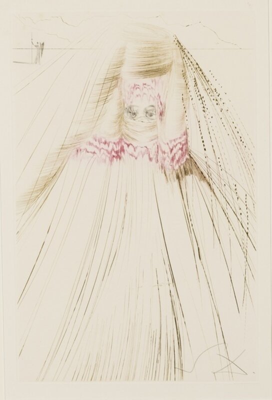 Tristan and Iseult : The Queen with Silk Tunic by Salvador Dalí, 1970