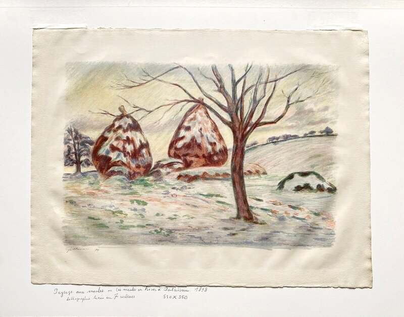 Les Meules en hiver à Palaiseau by Armand Guillaumin, 1898 (view 3)