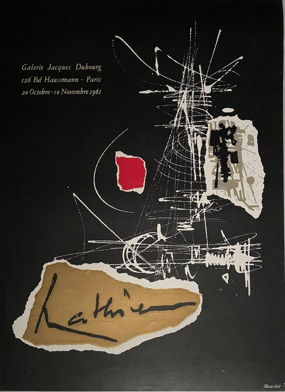 Galerie Jacques Dubourg de Georges Mathieu, 1961