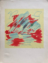Composizione segnica by Giulio Turcato, 1973