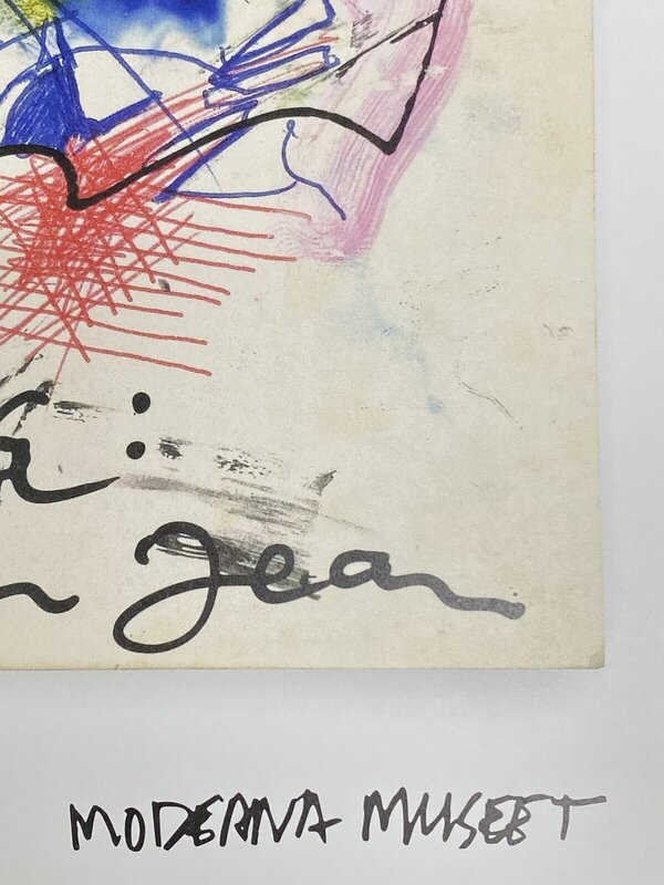 Collage sur Club Menu de Jean Tinguely, 2018 (vue 2)