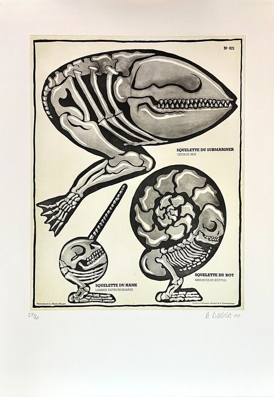Squelette de Submariner by Hervé Di Rosa, 2007
