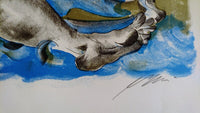 Aquarius and Mozart portrait de Hans Erni, 1970 (vue 3)