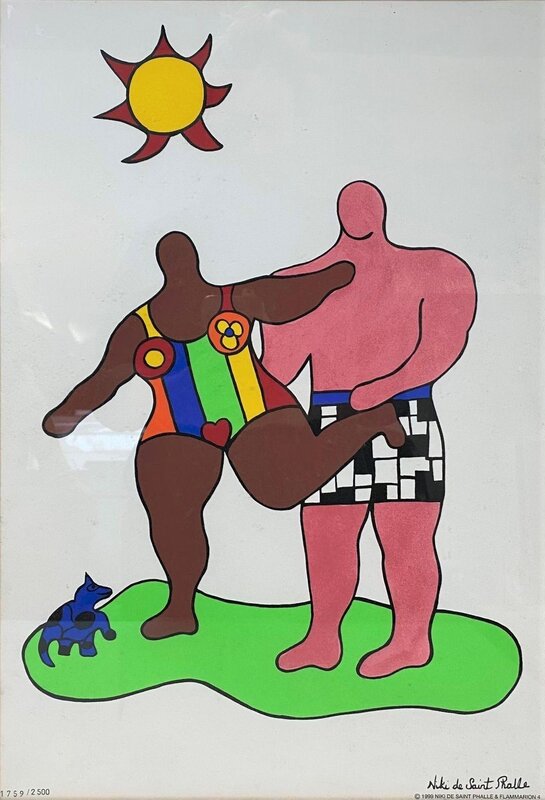 Couple de baigneurs de Niki de Saint Phalle, 1999