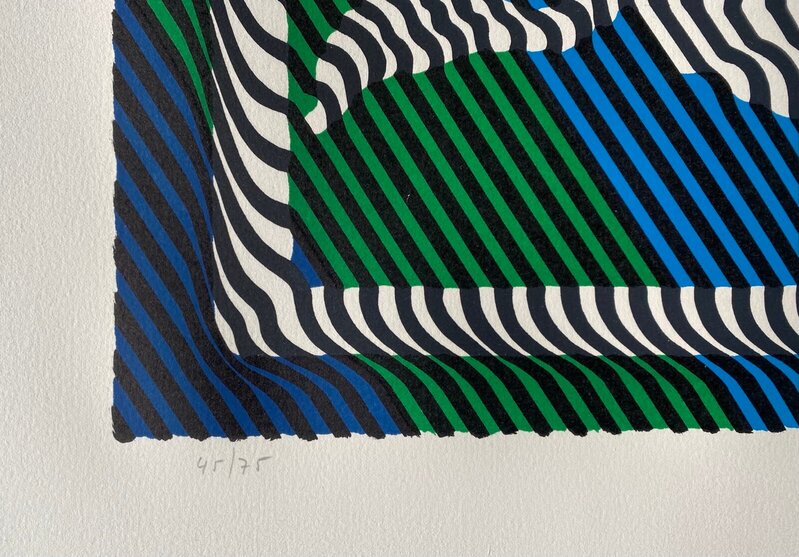 Zebra No. 3 de Victor Vasarely, 1984 (vue 3)