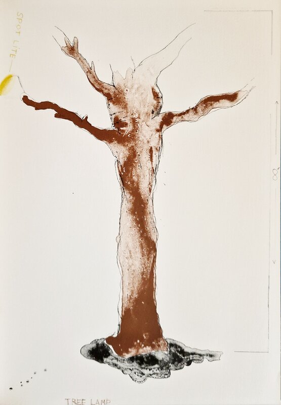 Tree Lamp de Jim Dine, 1968