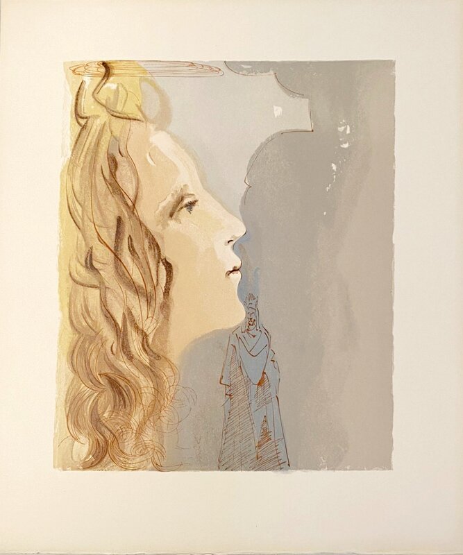 La Divine Comédie - Paradis 08 - Le Visage de Béatrice de Salvador Dalí, 1963