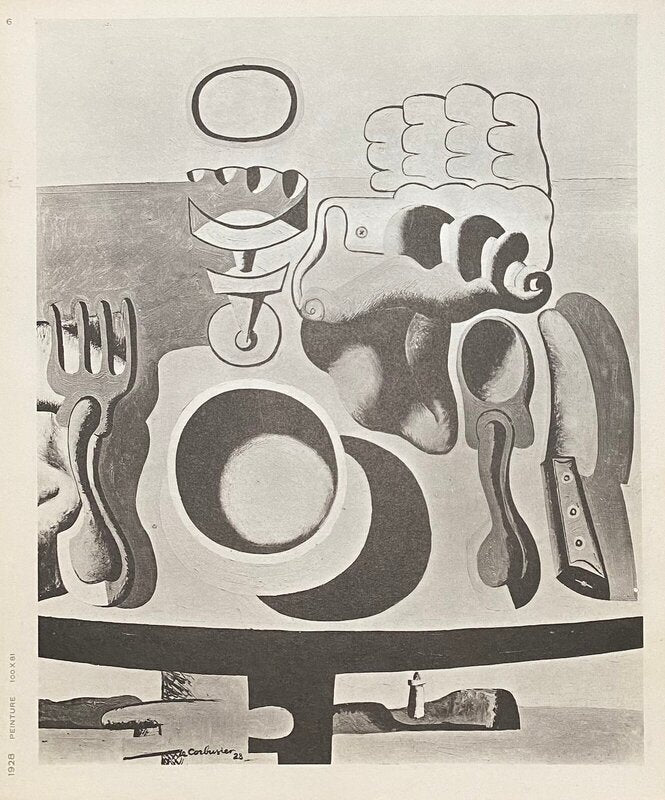 Le déjeuner au phare by Le Corbusier, 1938