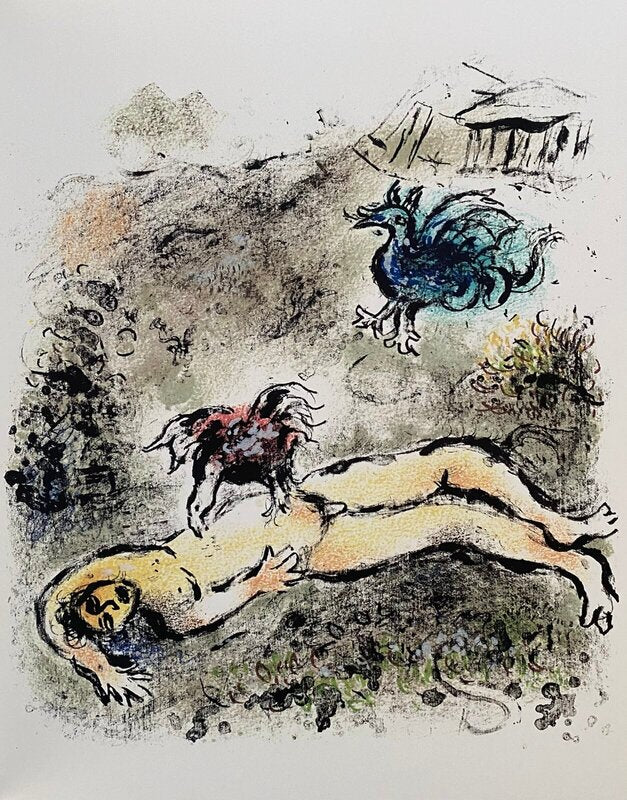 The Odyssey - Tityus de Marc Chagall, 1989