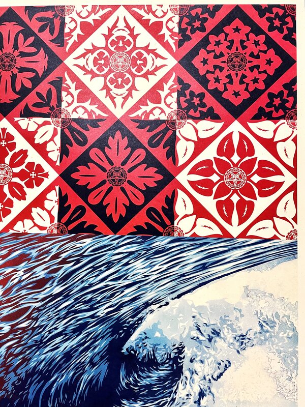 Wave Of Distress by Shepard Fairey, 2023 (view 3)