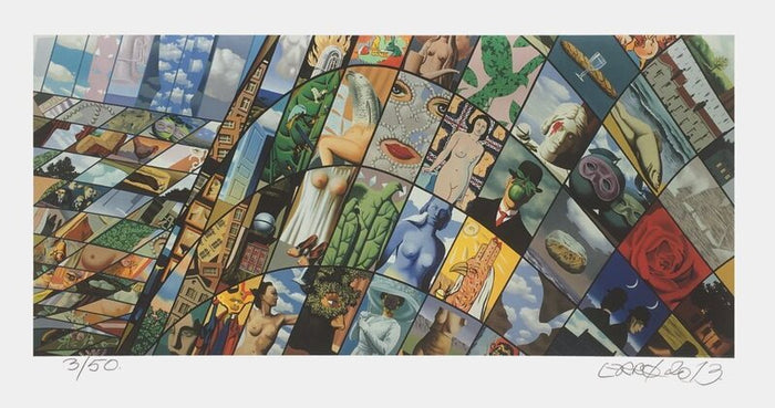 Hommage à Magritte by Erró, 2013