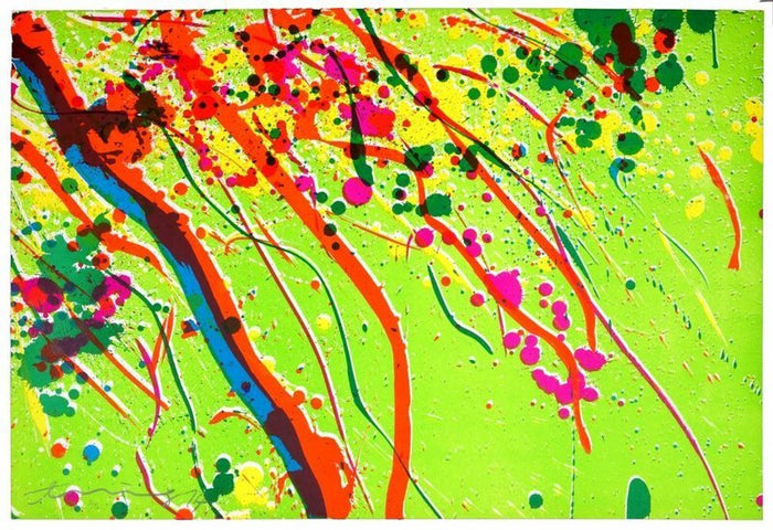 Good Morning (green) by Walasse Ting 丁雄泉, 1974