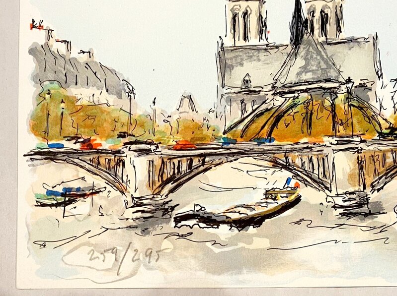 Seine et Notre-Dame de Paris d'Urbain Huchet, 1960 (vue 2)