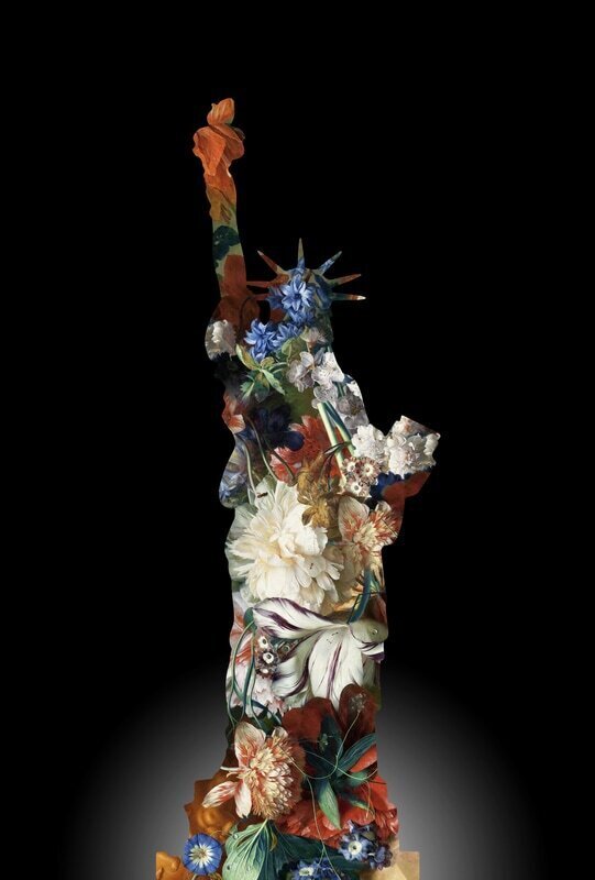 La statue de la Liberté (Black) by Agent X, 2021