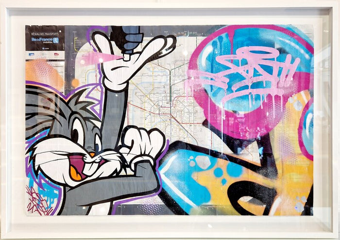 Bugs Bunny (Metro Map of Paris) de FAT, 2021