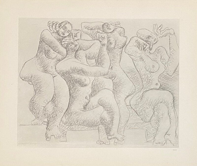 Quatre femmes nues de Le Corbusier, 1938