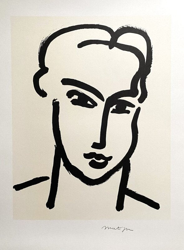 Grande tête de Katia by Henri Matisse, 1994