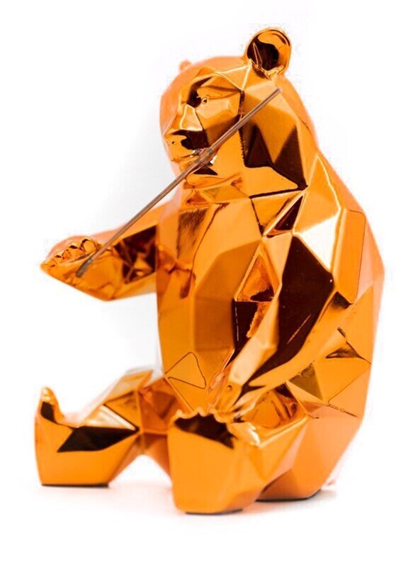 Panda Spirit (Orange Edition) by Richard Orlinski, 2022