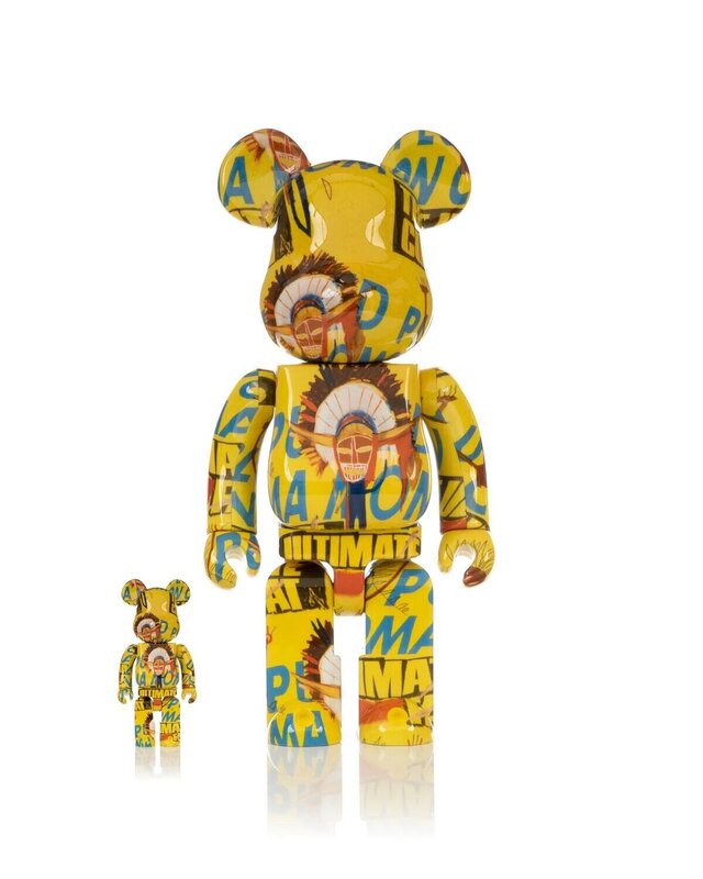 Andy Warhol X Jean Michel Basquiat #3 400% + 100% de BE@RBRICK,, 2022