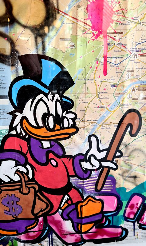 Scrooge (Metro Map of Paris) de FAT, 2021 (vue 3)