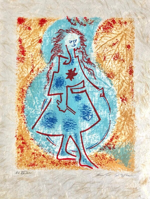 Une étoile de craie d'André Masson, 1973