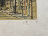 Paris, Boulevard des Invalides by Jean Carzou, 1958 (view 3)