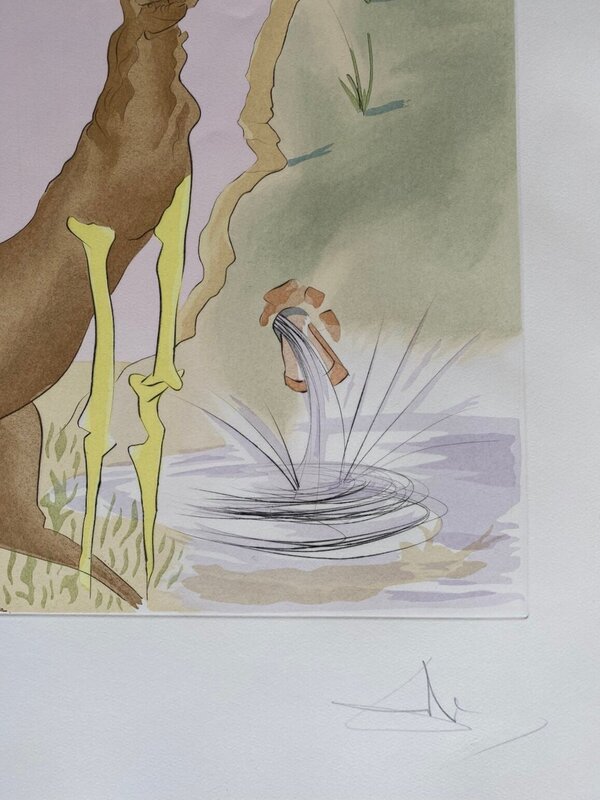 Le Cerf se voyant dans l'eau by Salvador Dalí, 1974 (view 3)