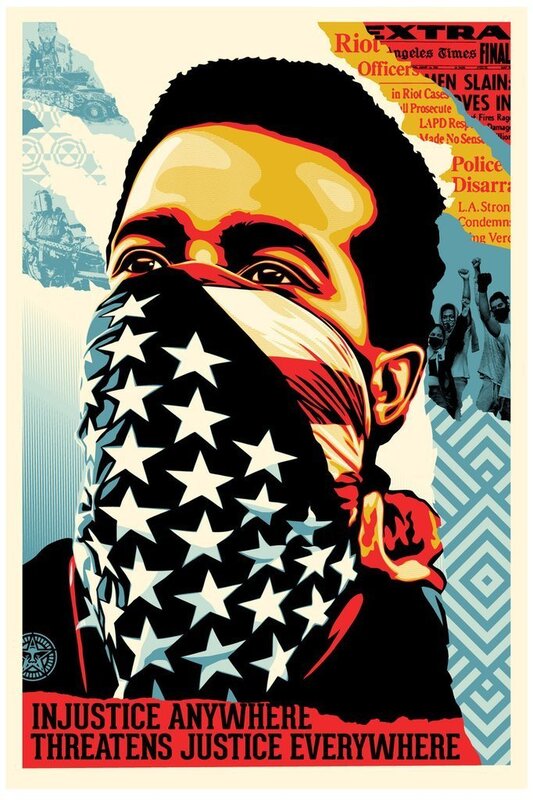 American Rage by Shepard Fairey, 2020