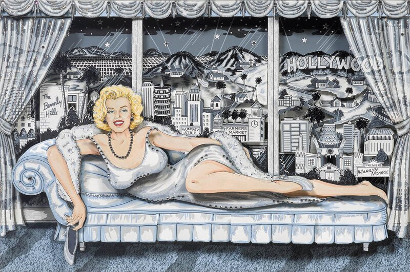 The Essence of Marilyn de Charles Fazzino, 2003 (vue 2)